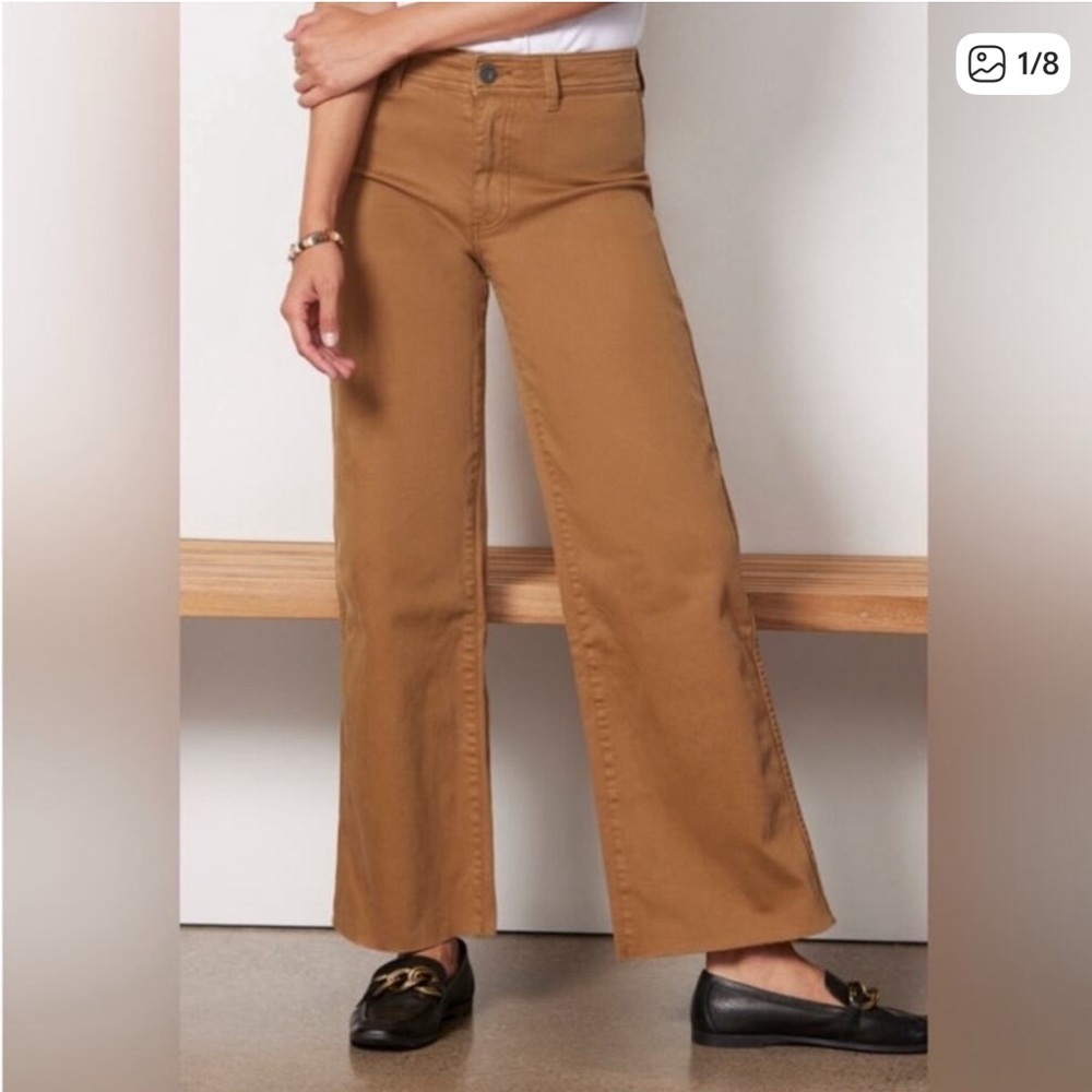 Marine Layer high waist straight leg ankle